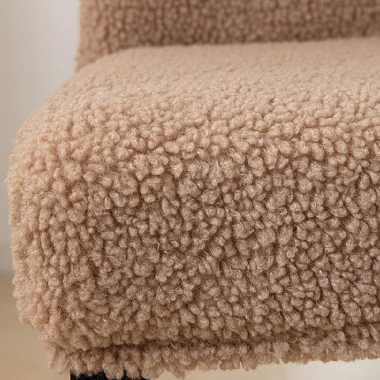 Thick Plushie Chair Covers Armless Chair Slipcover for Dining Room Seats Soft and Elegant Stretch For Autumn and Winter