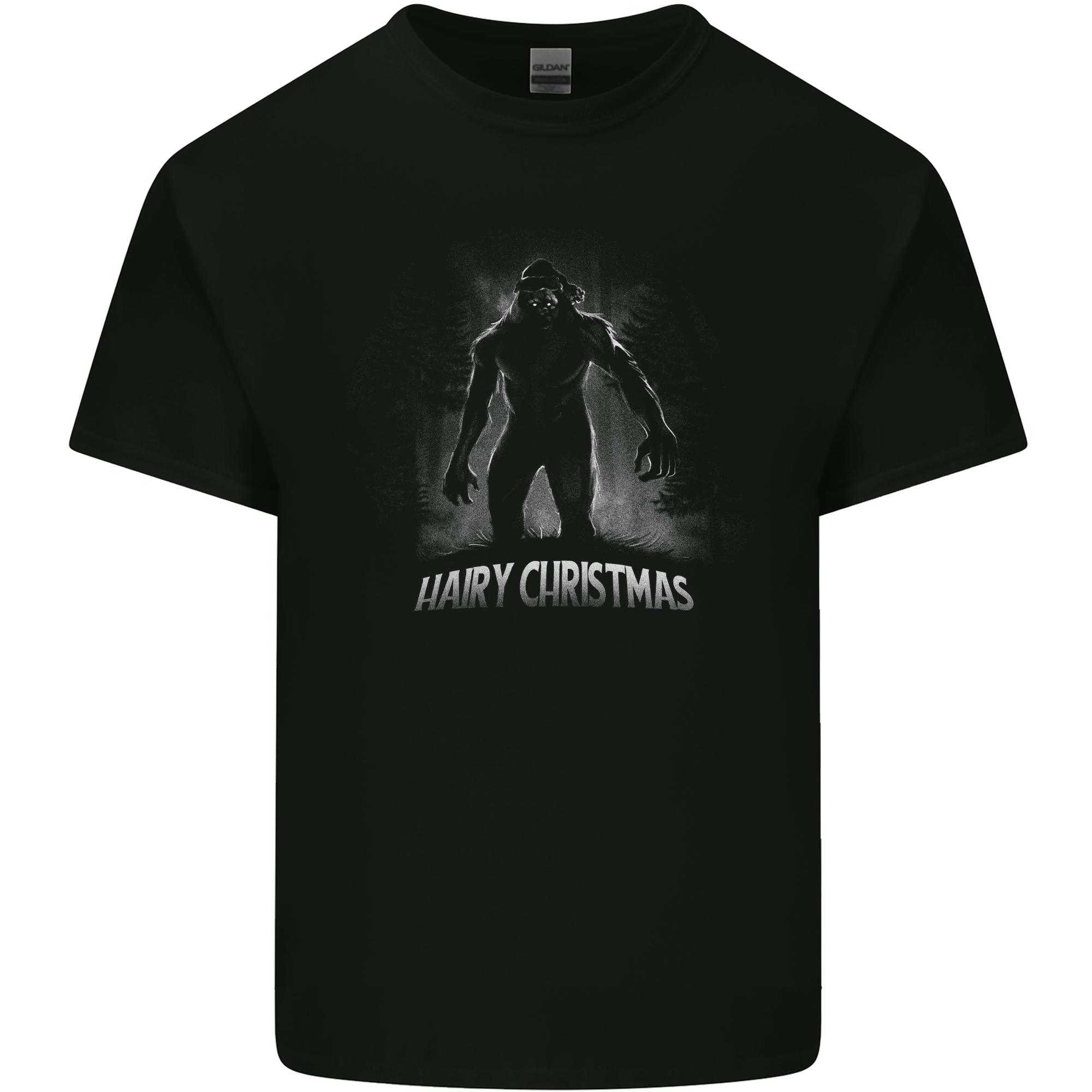 Hairy Christmas Bigfoot Yeti Xmas Unisexs Light Cotton TShirt S