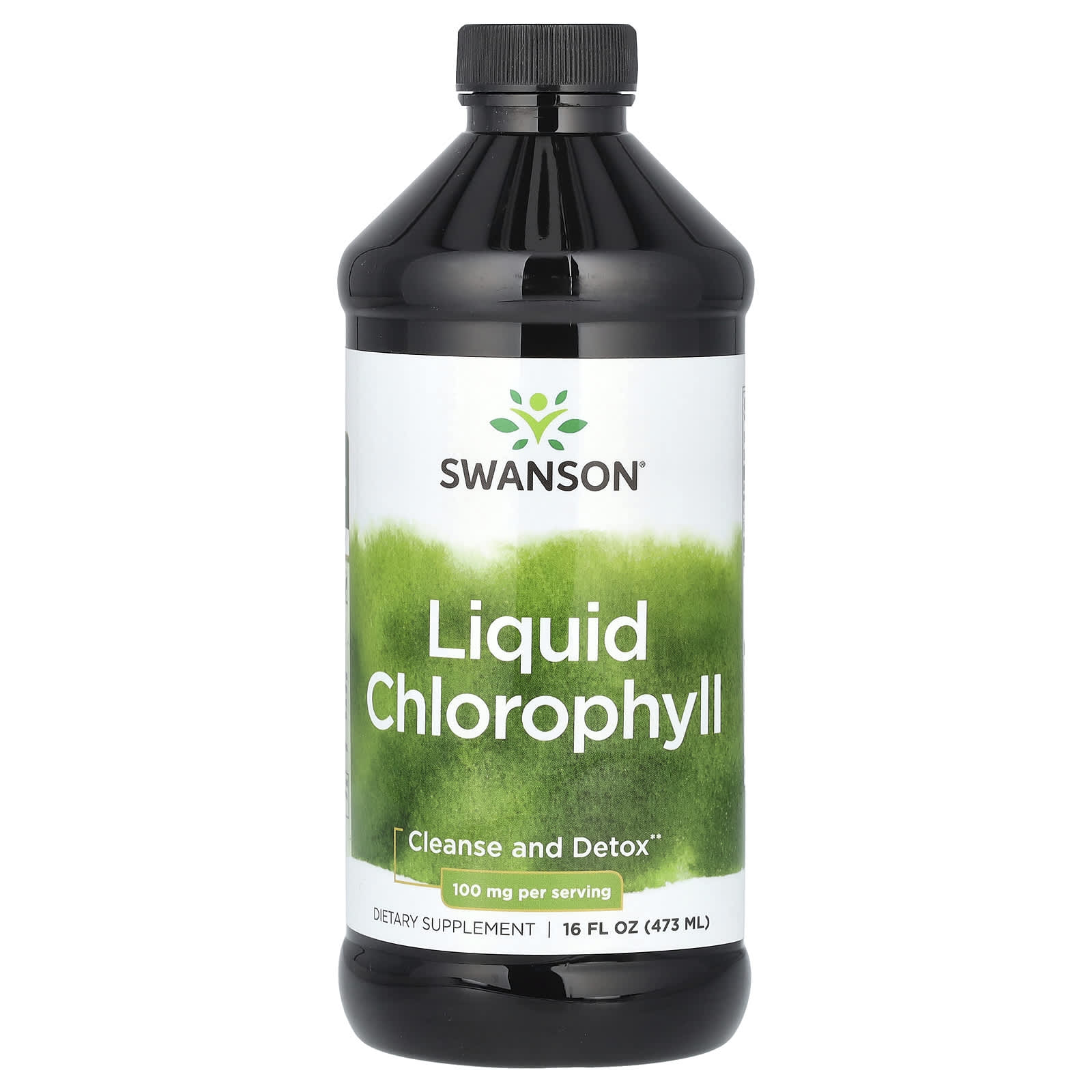 

Swanson, Liquid Chlorophyll, 100 mg, 16 fl oz (473 ml)
