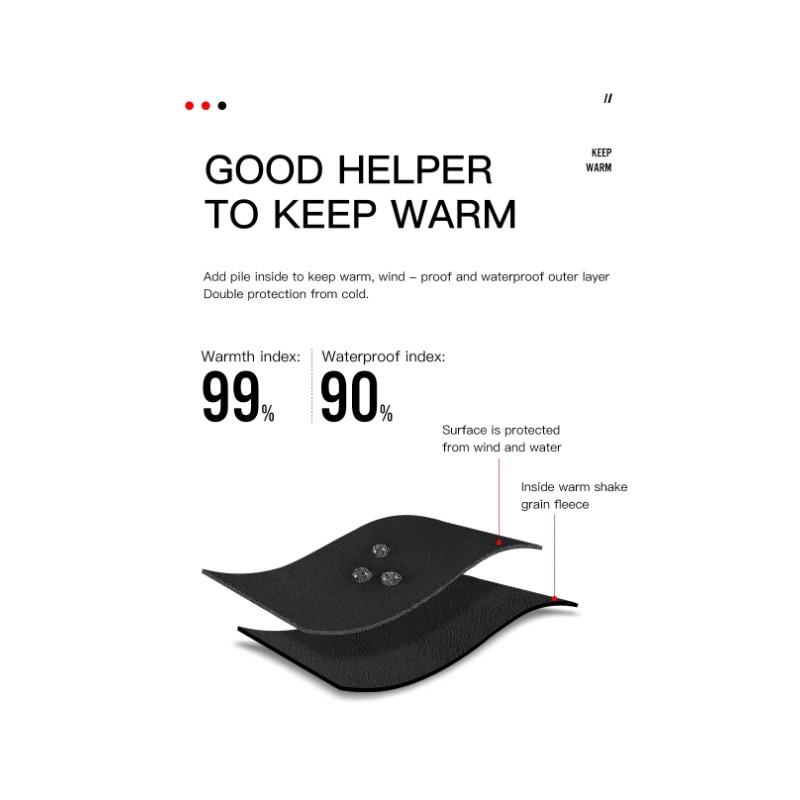 Winter Outdoor Warmth Anti Slip Wear Resistant Riding Outdoor Sports Windproof Waterproof Sensitive Touchable Screen Gloves