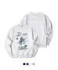 HELLVN H/V Smoke Angel Oversized Fleece-Lined Sweatshirt (Som4-4Hv038)