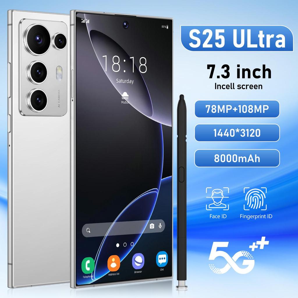 C25-S25 Ultra 7.3" Android Smartphone (16GB + 1TB)