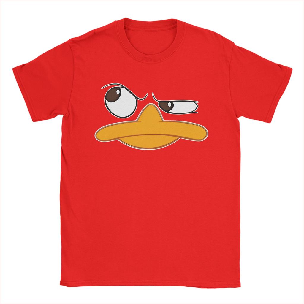 Harajuku T Shirt Summer Perry The Platypus Funny Duck Cartoon Novelty TShirts Cotton Tee Shirt Unisex Y2K Short Sleeve Clothing