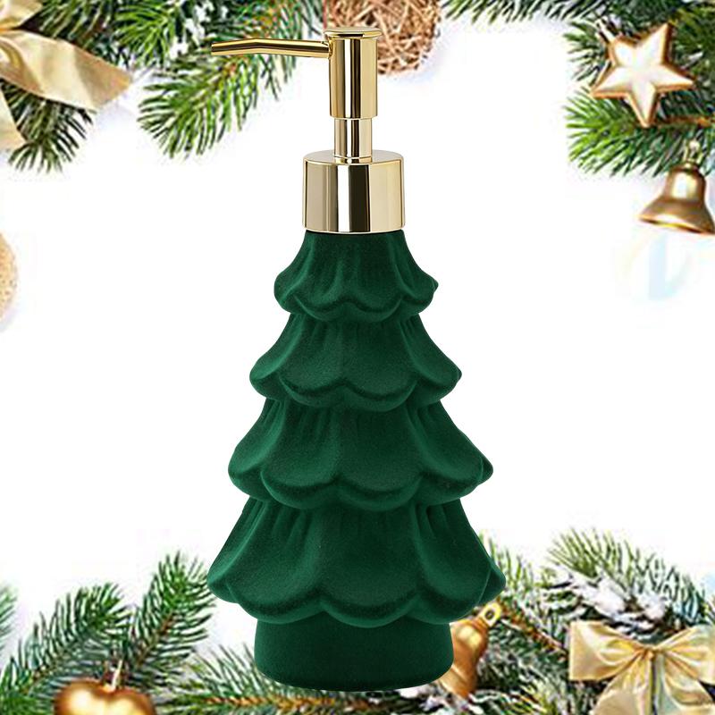

Рождественский дозатор для мыла, полимерный зеленый и розовый праздничный рождественская елка дозатор для жидкого мыла для рук и посуды A