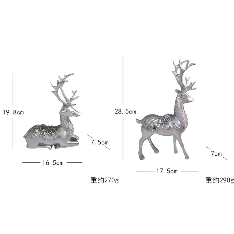 

Новый китайский стиль Лось Гостиная ТВ-тумба Украшения для прихожей Креативные изделия из смолы Подарки на новоселье