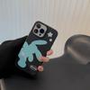 The minimalist rabbit phone case is suitable for iPhone 13, iPhone 15, iPhone 16 Pro Max