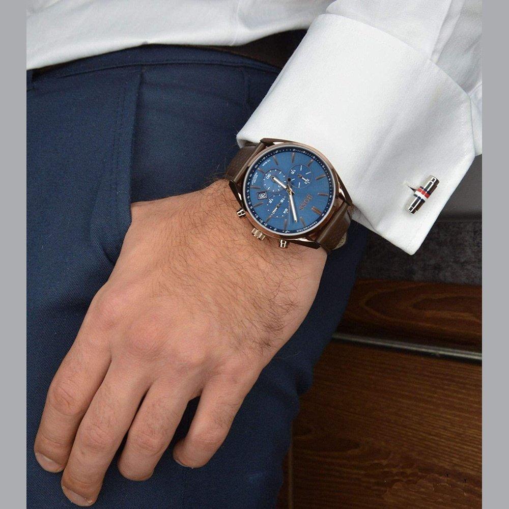 Hugo Boss 1513817 Analog Blue Dial Men's Watch