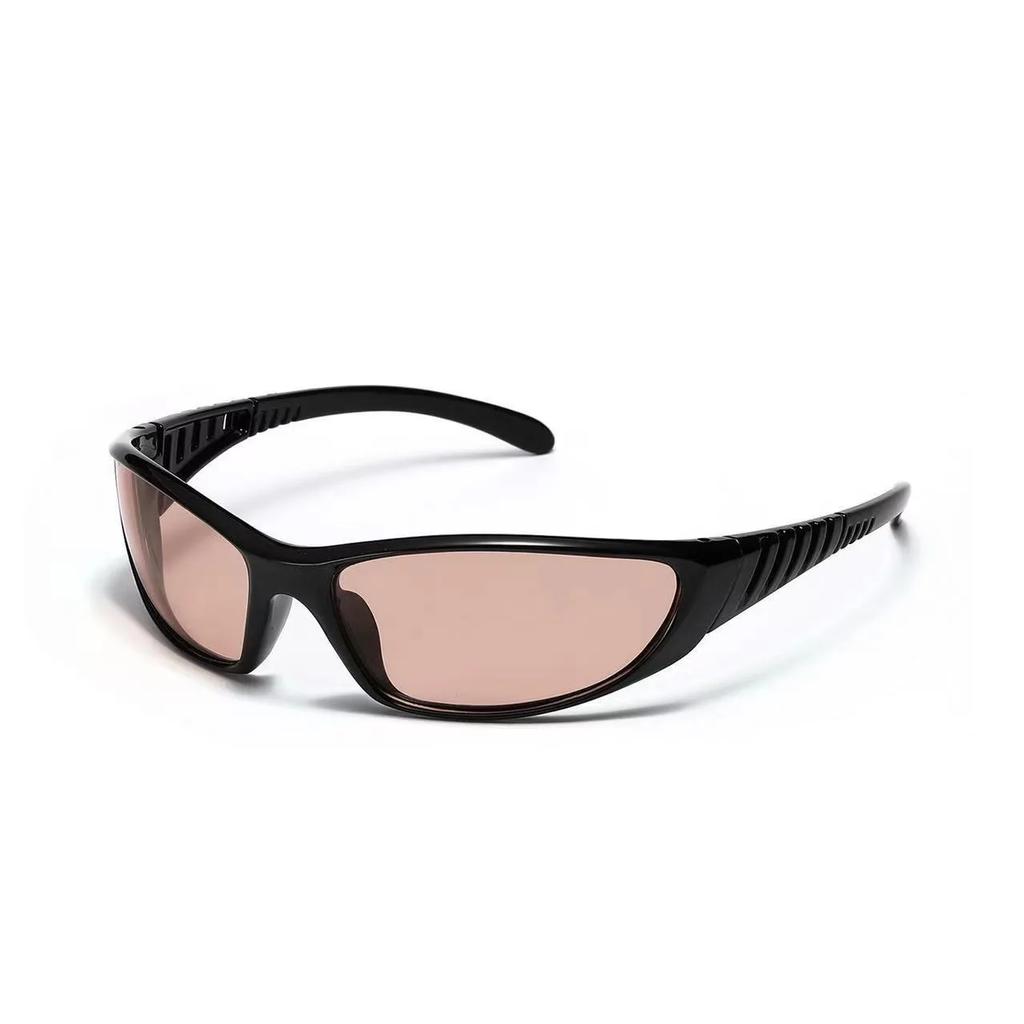 2025 Neue Silber Sport Sonnenbrillen Herren Damen Retro Punk Radfahren Trendige Sonnenbrillen Gläser Brille Outdoor Y2K Zubehör
