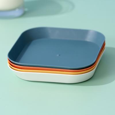 Piatto da salsa in plastica per cucina, piccola tavola per assaggio aceto, piattini per snack, piatto da frutta per la casa