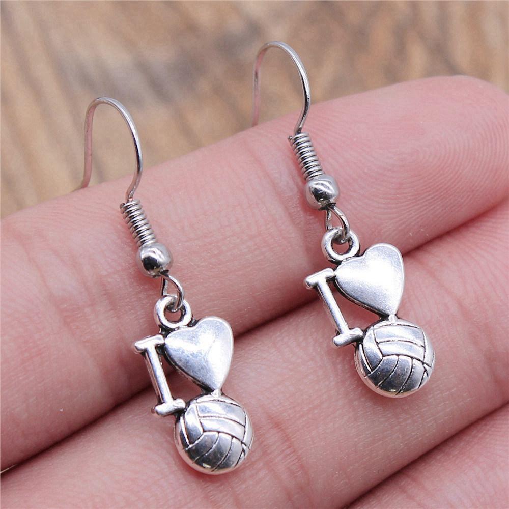 Drop & Dangle Earring Study Sports Minimalist Jewelry ComponentsEarring Size 18x19mm QE029