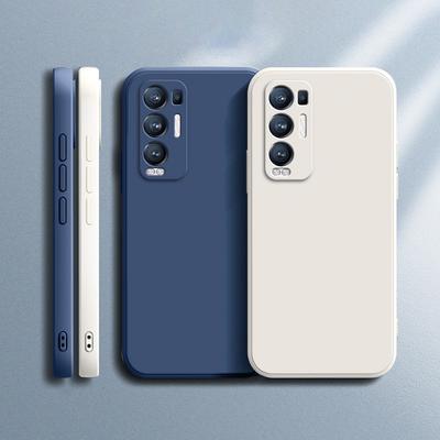 Phone Case for OPPO Find X3 Neo Pro Lite FindX3 X3Lite 5G Straight Edge Liquid Silicone Soft High Quality Cover Housing