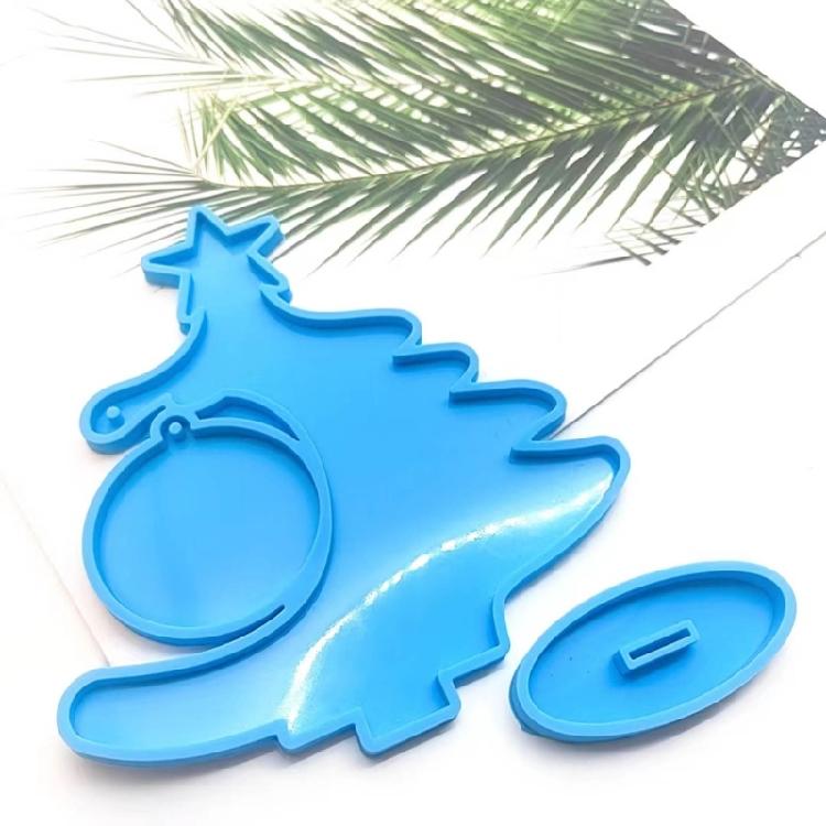Christmas Epoxy Resin Mold Nonstick Christmas Tree Decorations Silicone Mold