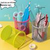 Multifunctional Metal Pen Holder – Stylish Iron Art Stationery Storage with High-End Appeal for Desk Organization