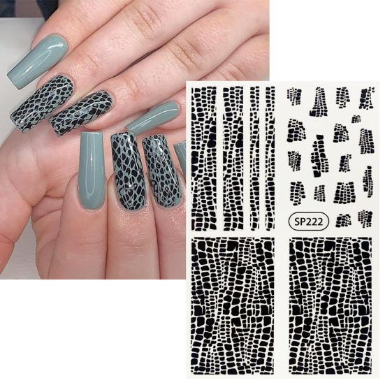Delicate Nail Effect Ultra Stripe Decals 3D Thin DIY