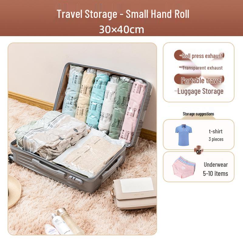 Taili Vacuum Storage Bags for Clothes and Quilts - No Pump Needed.