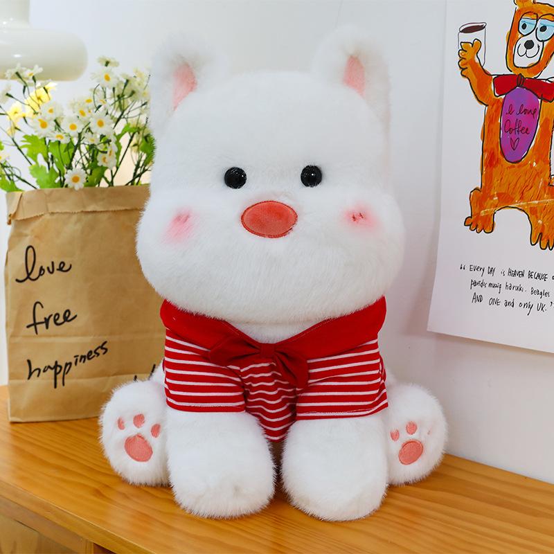 New Doll West Highland Plush Toy Doll Cute Puppy Doll Children s Toy Doll 20cm/0.16kg