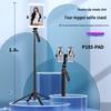 1.8m Aluminum Tripod & Bluetooth Selfie Stick for Universal Mobile Phones - Floor Stand & Handheld Stabilizer for Live Streaming.