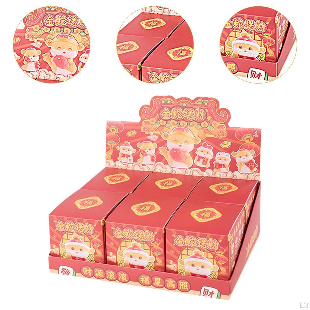 Cartoon Snake Figurines Random Collectible Toys for Children Boys Girls Kids