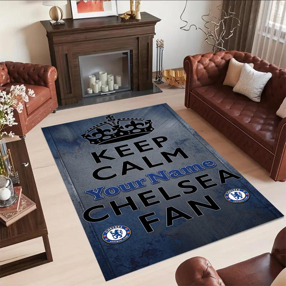 Chelsea Customize Your Name Carpet Perfect for Balcony Entryway Game Room Study Room Anti-slip Rug Office Home Decor