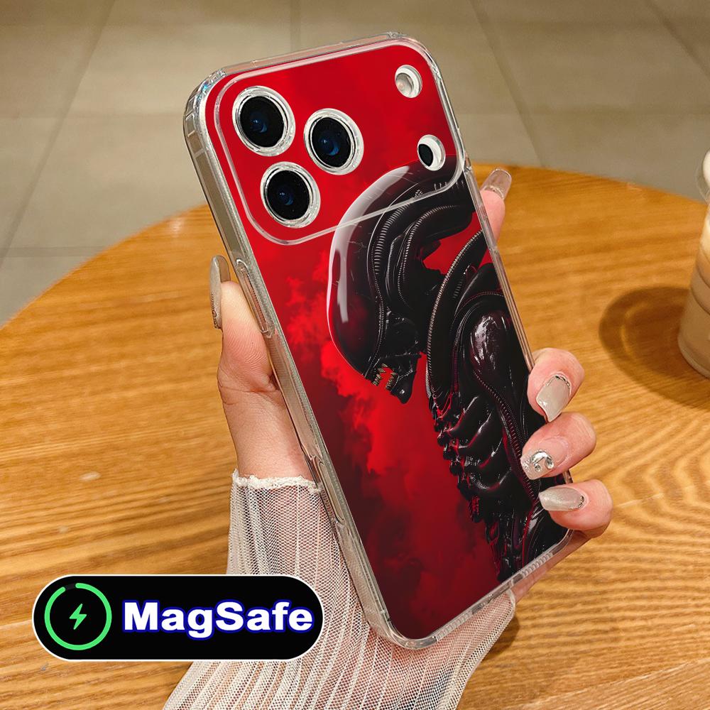 

Alien Romulus Mobile Cell Phone Case for iPhone 17 16 15 14 13 12 11 Air Pro Max Plus Mini Magsafe Clear Colorful Cover Cover iPhone 11 Pro Max
