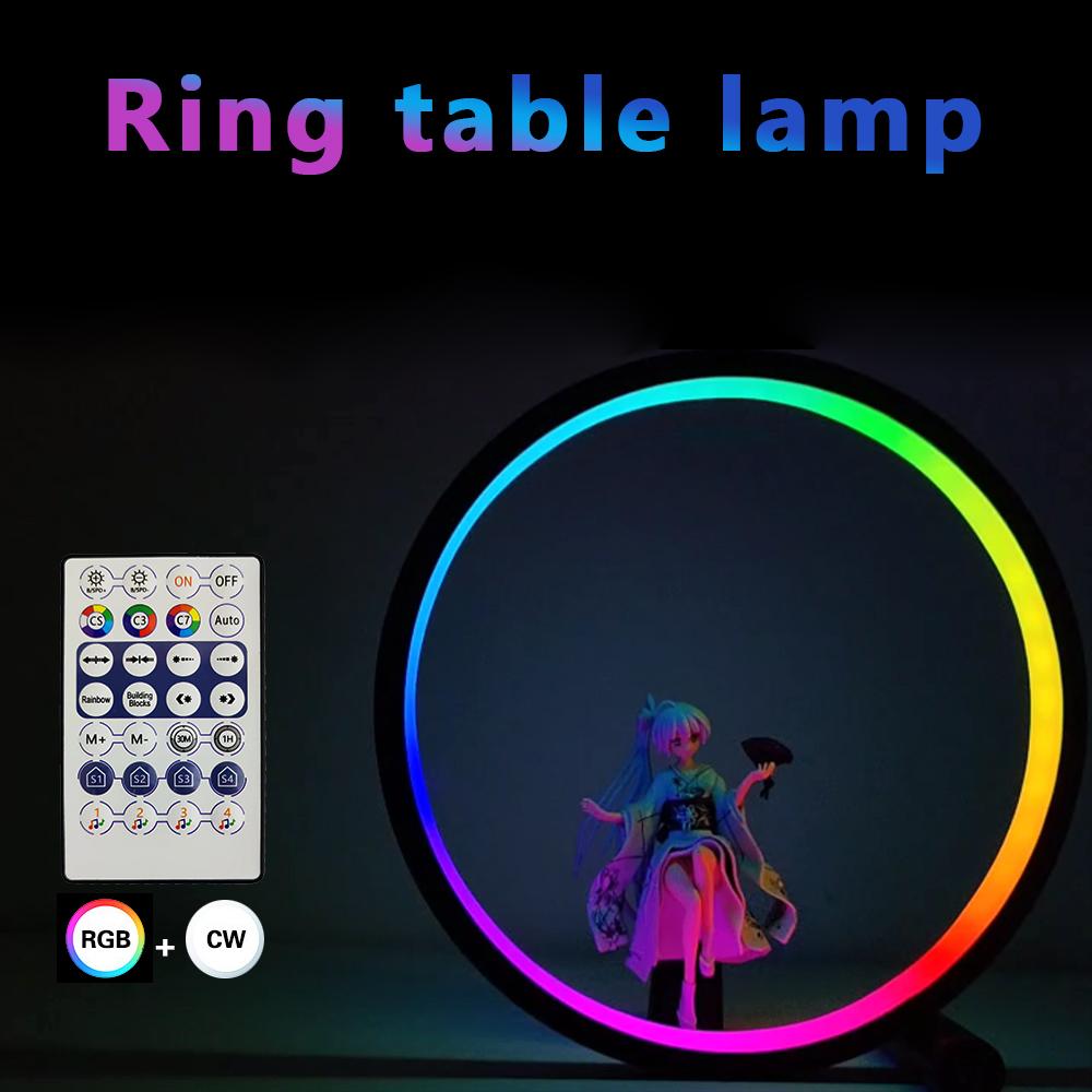 USB Led Night Light Lamps RGB Atmosphere Light Bedroom Decor Smart APP Music Rhythm Nightlights TV Game Room Desk Bedside Lamp