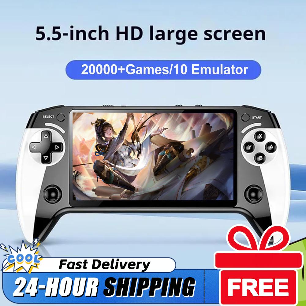 X9 Handheld Game Console 5.5 Inch Screen Retro Gaming Console with 20000+ Classic Games Video Game Player for Kids and Adults