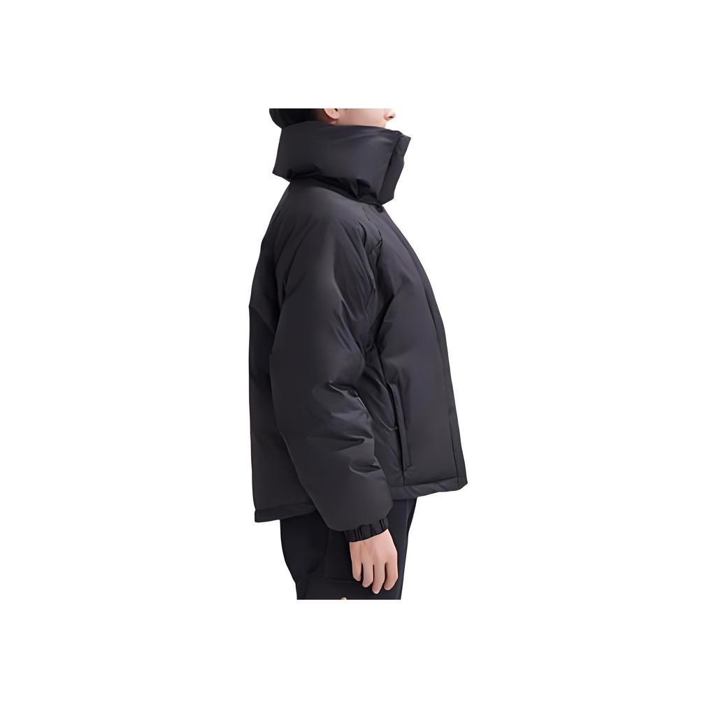 Puma Logo Print Zipper Down Jacket Women Jacket Black 853637-01