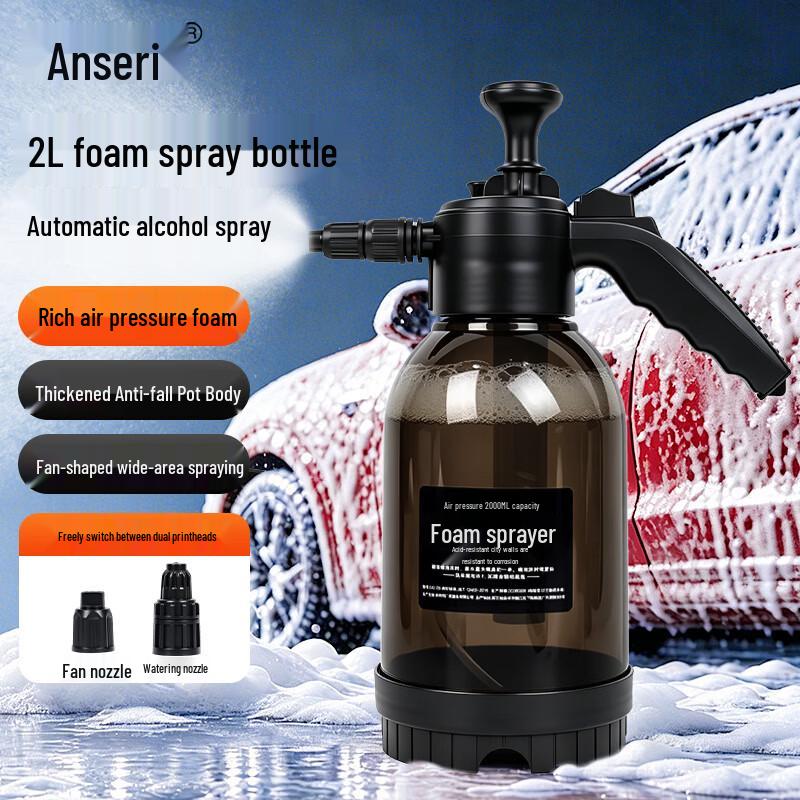 Manual High-Pressure Foam Spray Bottle with Nozzle