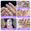 Diy Nail Man Fish Bead Aurora Symphony Semicircular Pearl Nail Art Bubble Bead Nail Jewelry Flat Bottom Bead Mix