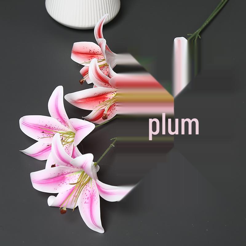 Hochzeitslilie Künstliche Blume 3D-Druck - Heimdekoration, Hotelornament, Schaufensterdekoration