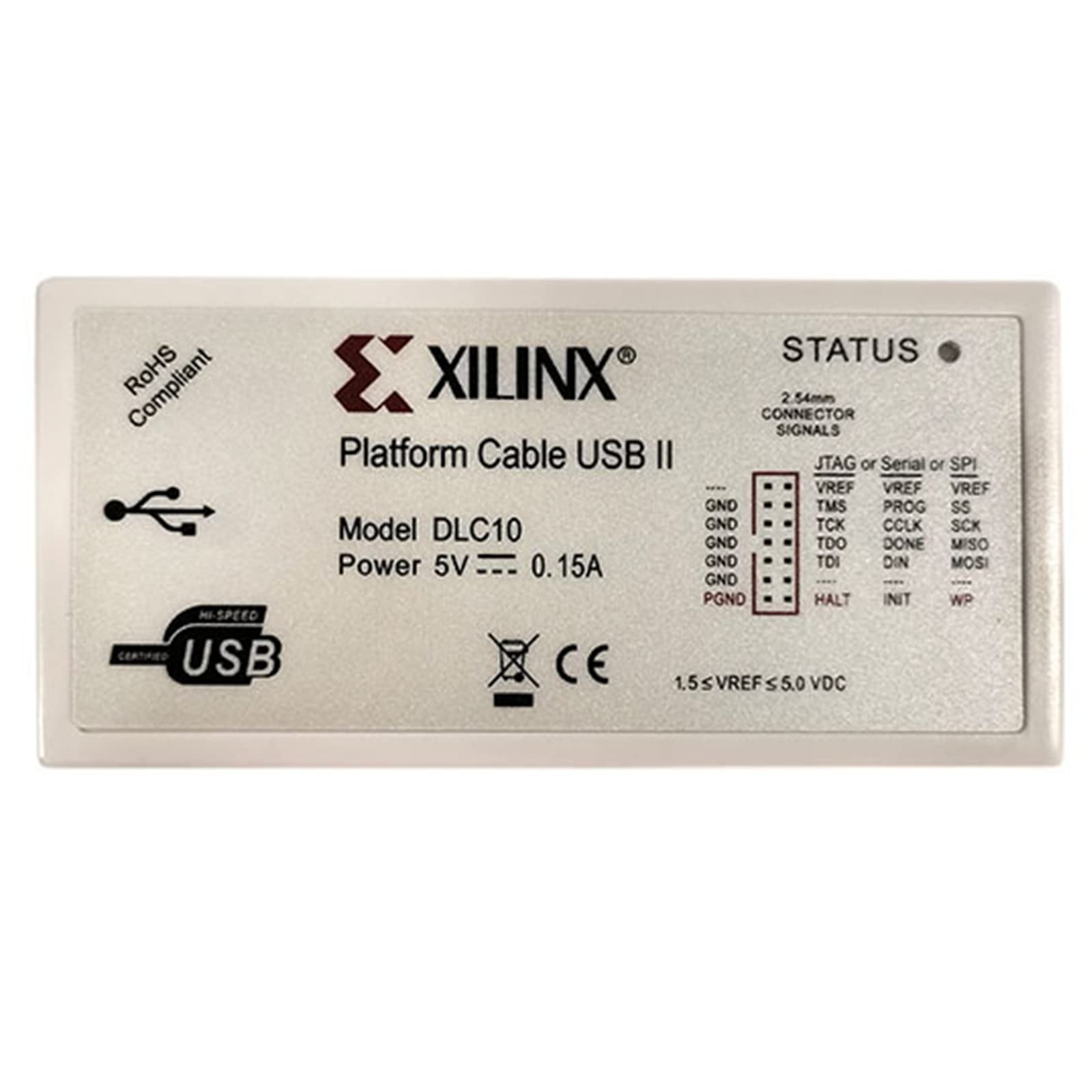 

YTCYKJ Xilinx JTAG Development Tool Xilinx Platform Cable Compiler USB Compatible DLC10 Programming Kit Download Cable Downloader XILINX Platform