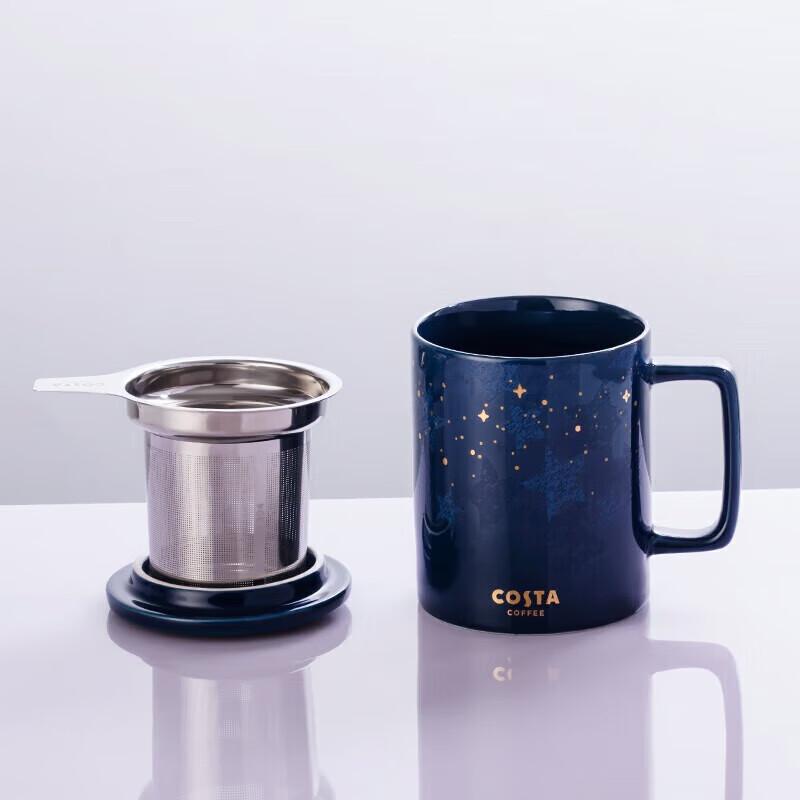 COSTA Star Radiance Ceramic Tea Filter Mug
