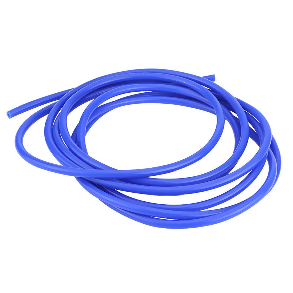 Car Auto 4mm 5 Meters Silicone Vacuum Tube Hose Pipe Silicon Tubing Universal Blue