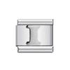 26 English A-Z Letter Name Custom Silver Color 9mm Link Charms Italian Stainless Steel Bracelet DIY Jewelry Making Hand Chain
