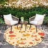 Fox pattern round rug,Carpet Rug for Living Room Bedroom Sofa Playroom Decor,Non-slip Floor Mat,Holiday Gifts and Birthday Gifts