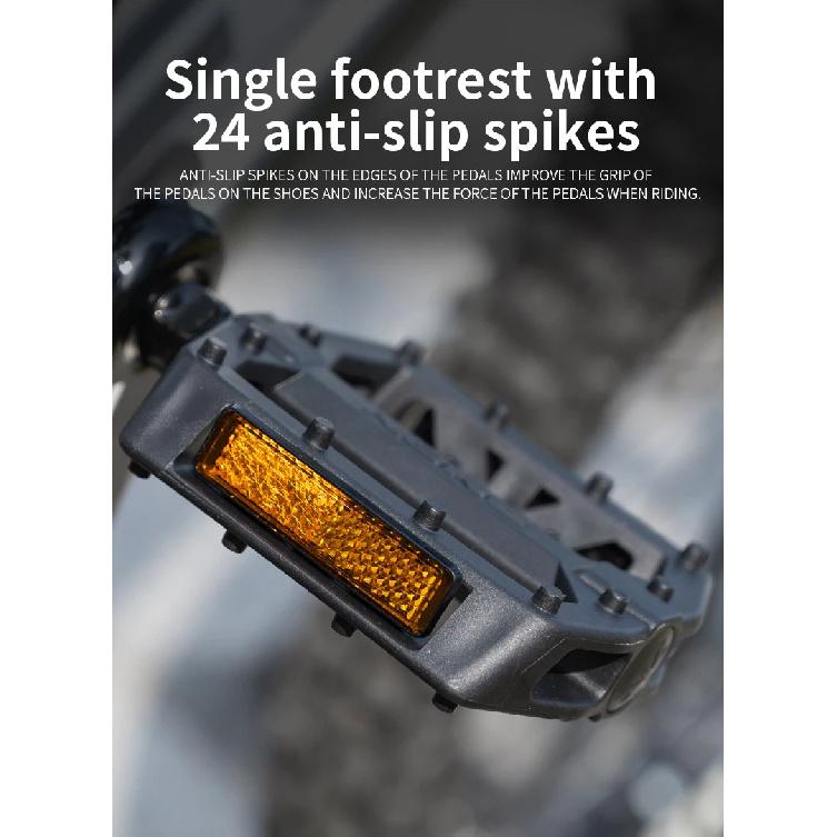 KORE Bicycle Pedals Anti-slip Ultralight Nylon Water-proof Footrest Road BMX MTB Flat Platform Bicycle Parts Accessories K916
