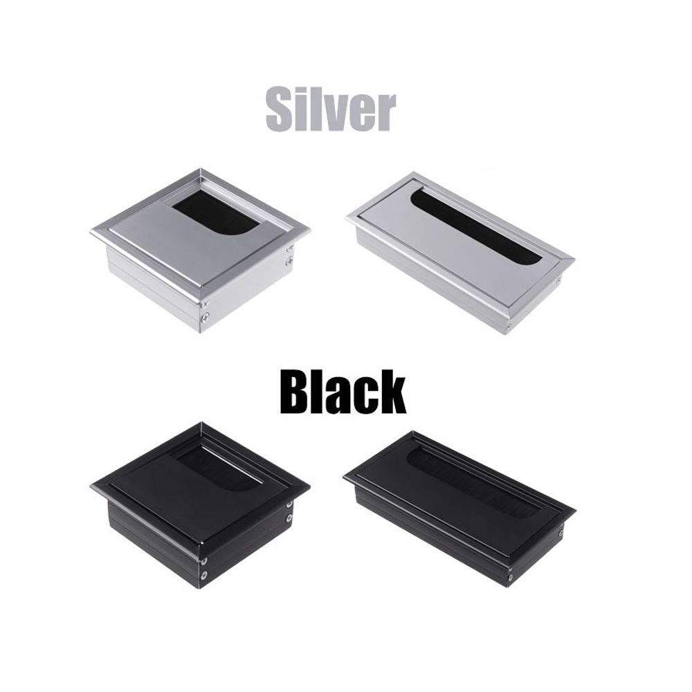 1Pc Office Table Cable Fastener Wire Hole Cover Practical Computer Grommet Line Box With Buckle Line Cable Clamp Hardware
