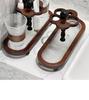 Chinese Style Electric Toothbrush & Storage Rack Set with Mouthwash Cup