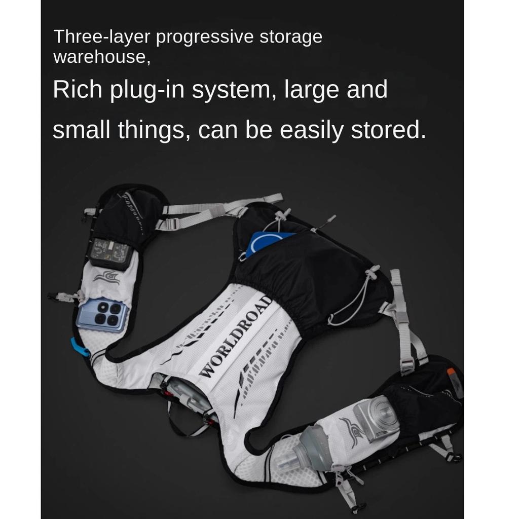 High-Performance Unisex Hydration Backpack Vest Lightweight for Outdoor Marathon Cycling Hiking Trail Running