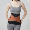1PC The Abdominal Tightening and Shaping Exercise Waistband Made of Breathable Mesh Material Has a Front-opening Design.