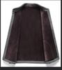 Men's Plus Velvet Cardigan: Warm, Loose-Fit Jacket for Middle-Aged and Elderly Dads