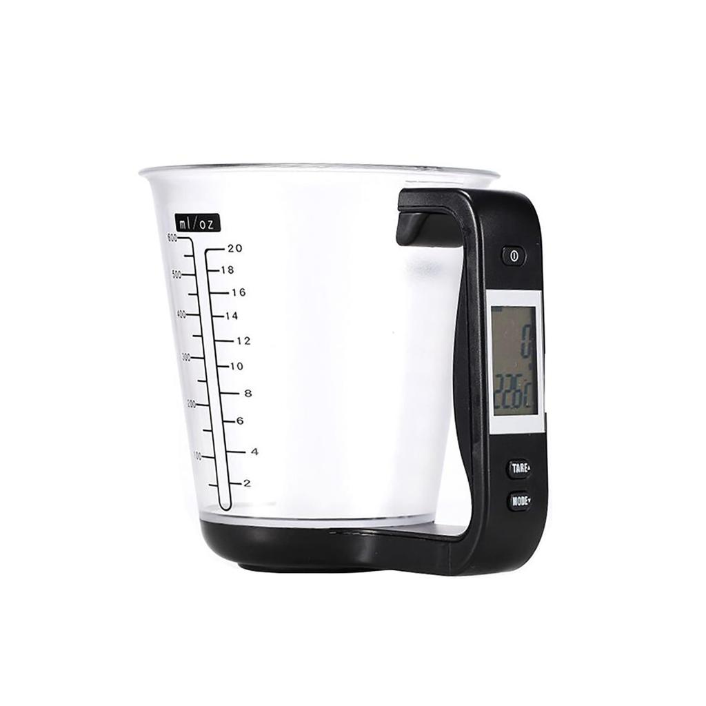 Auto Shut Digital Measuring Cup Scale for Baking Enthusiasts Featuring Durable Construction and Clear Readouts