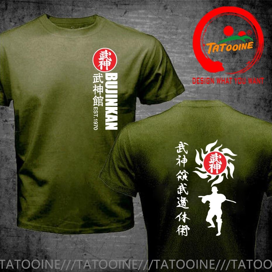 Design Divertente Bujinkan Budo Taijutsu Shinobi Ninja Giappone Arte Marziale Maglietta Unisex Moda Trendy Abbigliamento Casual Top Eleganti T-shirt