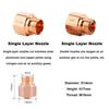 HK NK Laser Cutting Nozzles Single Double Layer Caliber 1.0-2.0mm Laser Nozzle D14 H17 M10 Fiber Cutting Head