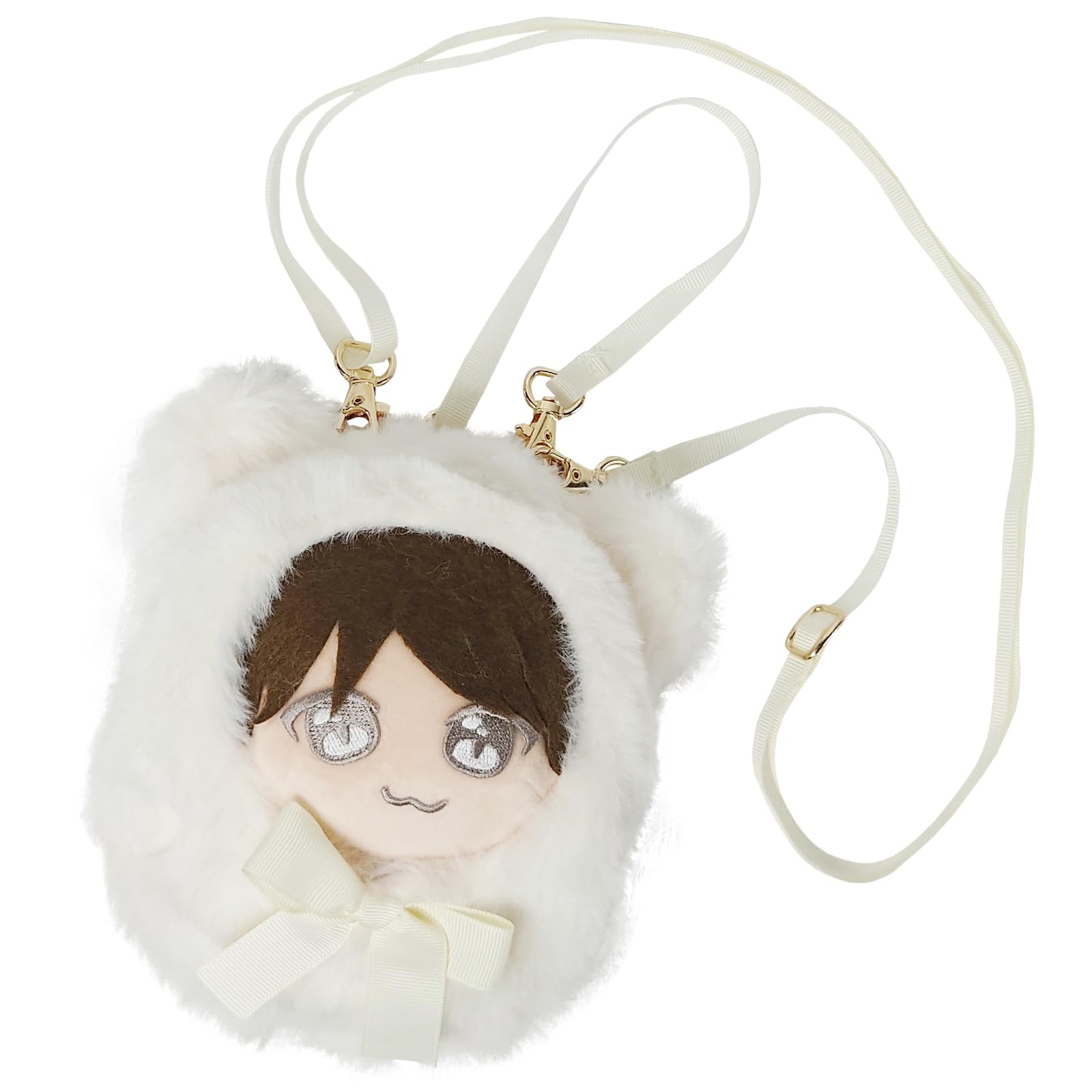 

[Crossmarberry] Oshikatsu Charm Oshi 2way плюшевая мягкая игрушка на плечо 15 см пеленальная одежда сумка на плечо большая плюшевая плюшевая одежда для активного отдыха платье