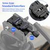 Haoge Quick Release Plate QR Clamp Adapter Converter for Specific Manfrotto Sachtler Benro Sirui Tripod Fluid Video Fits 501PL RC3 RC5 NG Heads