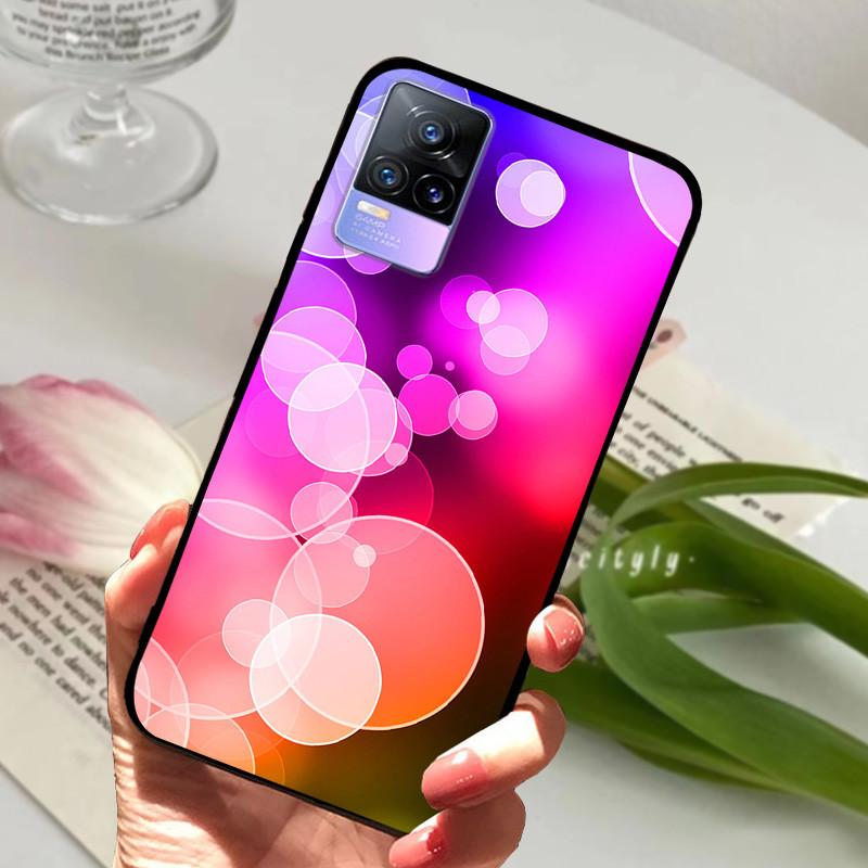 For Vivo V21e Case V 21e V2061 V2055 Soft TPU Phone Protective Fundas Cover For Vivo V21 V 21 4G 5G Shockproof Bumper Shells