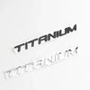 3D Metal TITANIUM LOGO REAR BOOT FENDER BADGE EMBLEM For Ford Ecosport Fiesta Focus Mondeo Edge Escape Kuga Galaxy 2014+