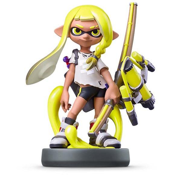 Nintendo Amiibo Inkling Yellow Game Character Figurine
