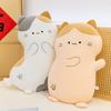 Three-flower Cat Throw Pillow Kitten Plush Toy Sleeping Doll Sofa Pillow Girl Bed Pitcher Doll